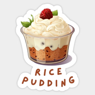 Rice Pudding | World cuisine | Dessert Sticker